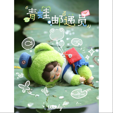 Wendy Garden Treasure Hunt Series Vinyl Plush Frog Postman