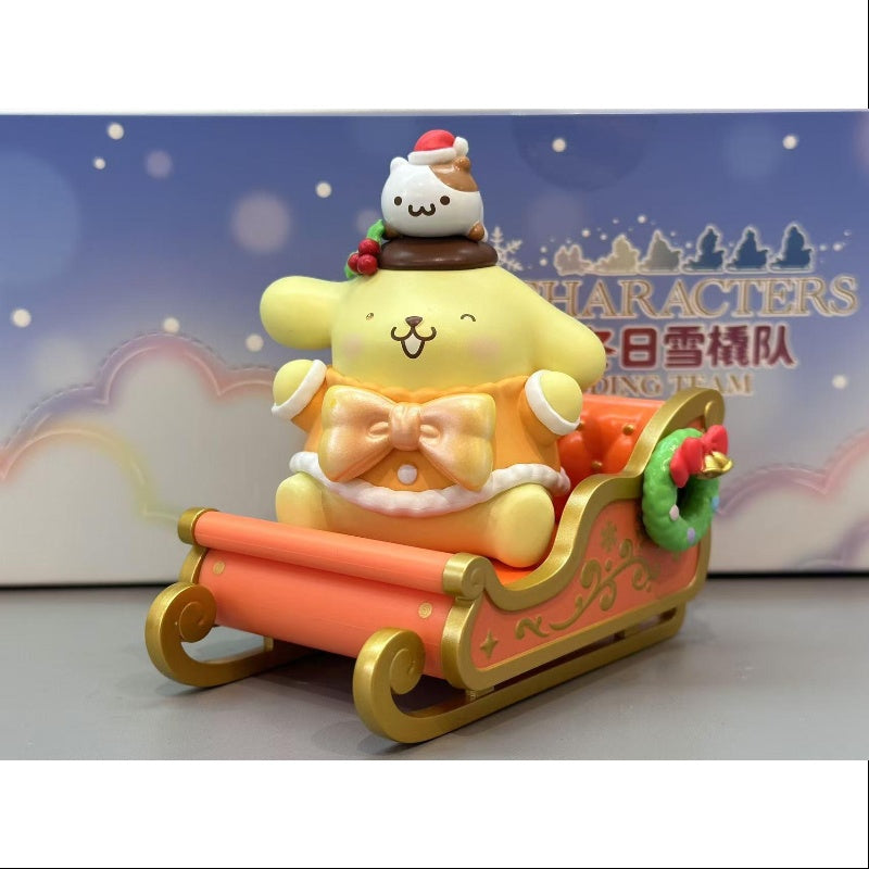 Pompompurin Sanrio Characters Winter Sledding Team Series Pompompurin
