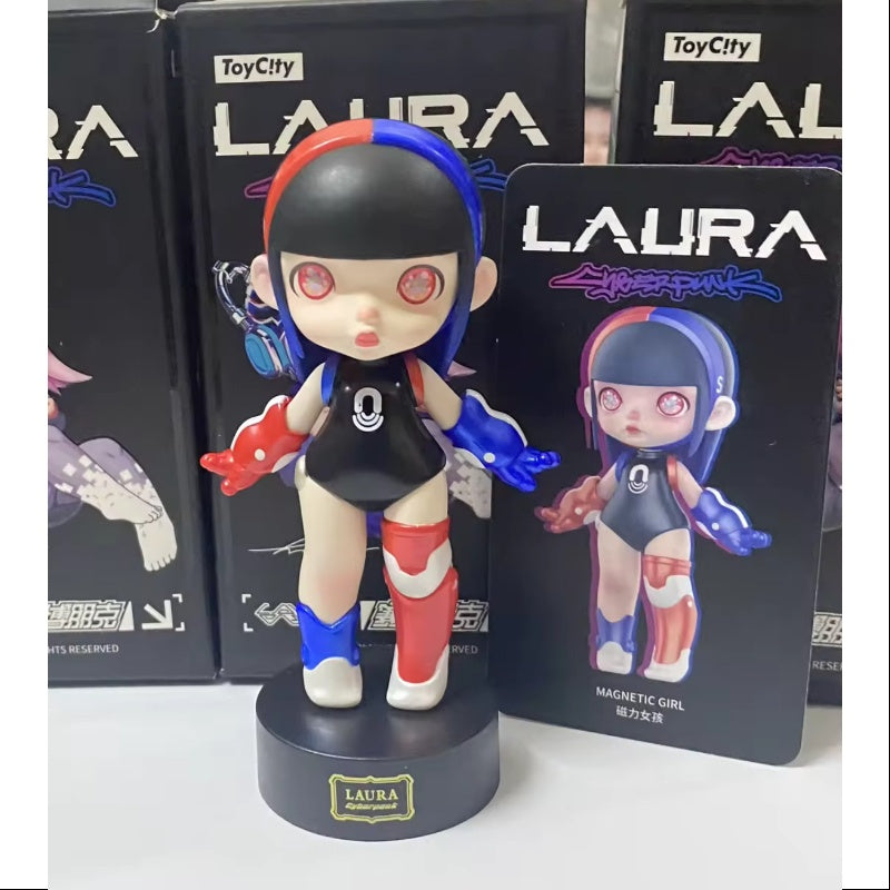 Laura Figure Laura Cyberpunk Series Whole Set Opened – TOYSEZ