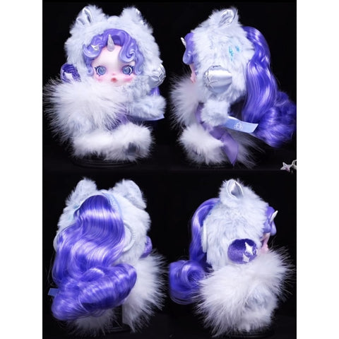 Skullpanda My Little Pony Plush Doll Pendant Blind Box Series: Rarity (Confirmed Style)