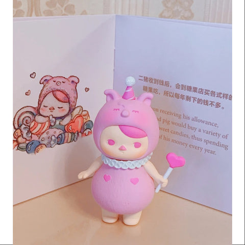 PUCKY 3 Little Pigs Series Whole Set Opened