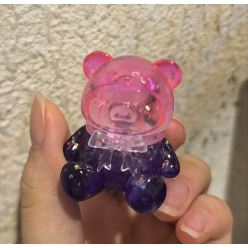 LuLu the Piggy Teddy Mini Season 1 Blind Bag Series: Rainbow Crystal Pink (R 1/20) (Confirmed Style)