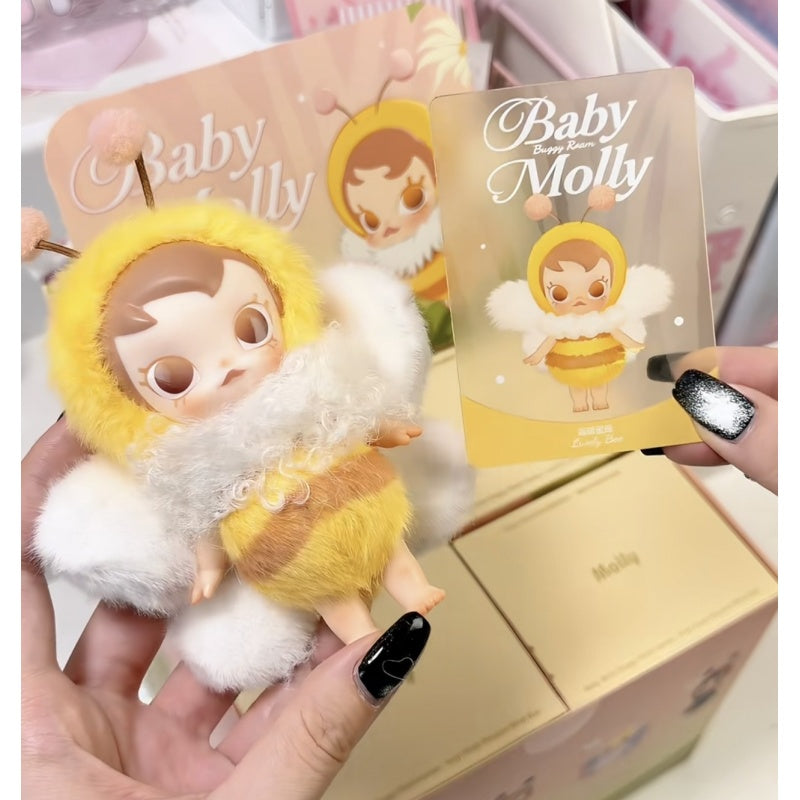 Baby Molly Buggy Roam Vinyl Plush Blind Box Series: Lively Bee (Confirmed Style)