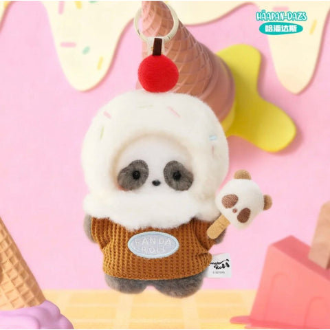 Panda Roll Happy Weekend Plush Pendant Blind Box Series: Haapan-Dazs (Confirmed Style)