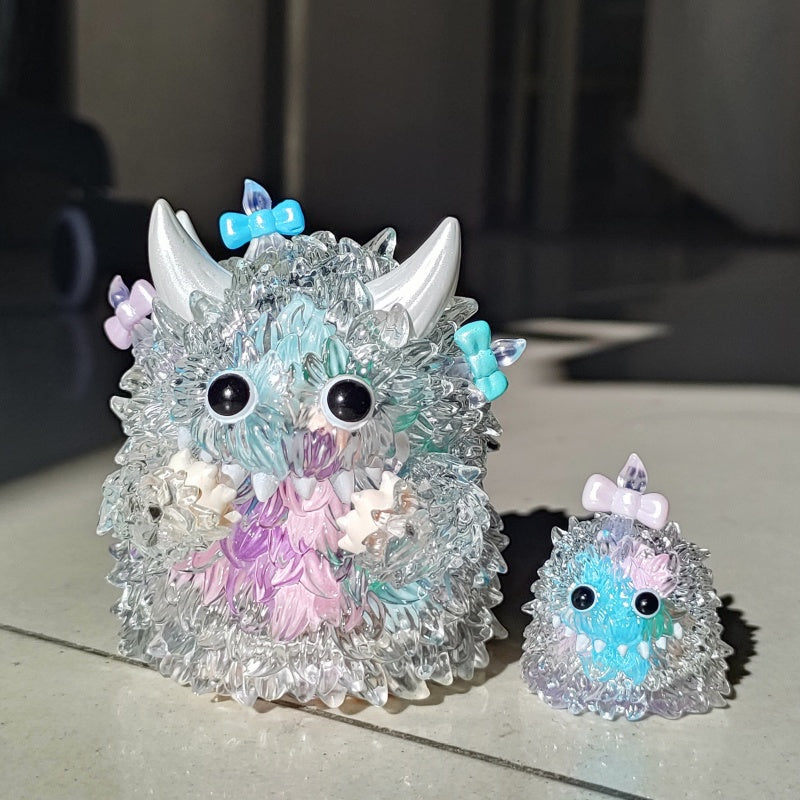 Instinctoy Monster Fluffy Joyful Life Blind Box Series: Flowy (Confirmed Style)