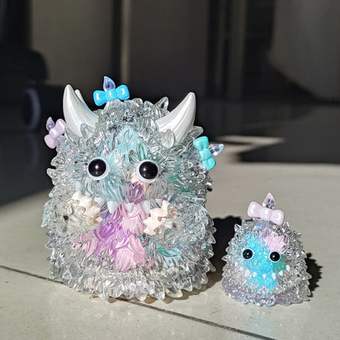Instinctoy Monster Fluffy Joyful Life Blind Box Series: Flowy (Confirmed Style)