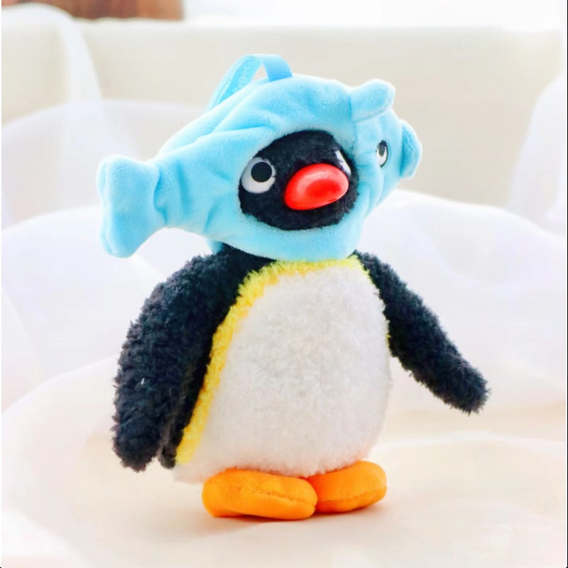 Baby MOLLY Pingu Happy Fishing Series Vinyl Plush Pendant Full of Fish