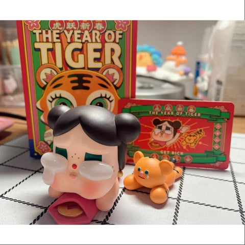 Crybaby Pop Mart The Year of Tiger Series Get Rich