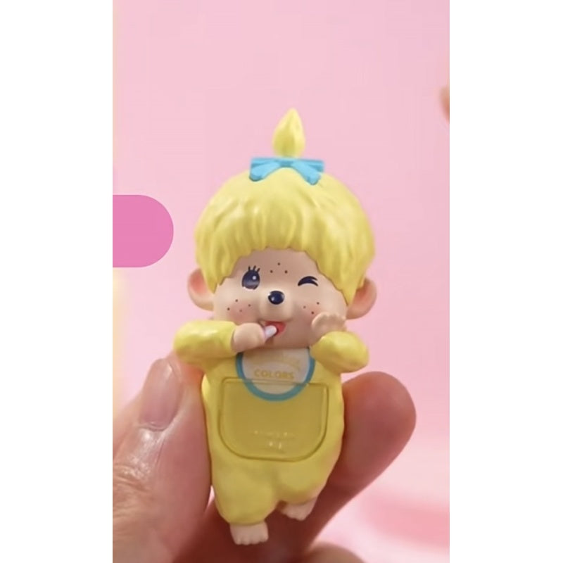 Monchhichi Hippers Colors Wink Blind Box Series: Yellow (Confirmed Style)