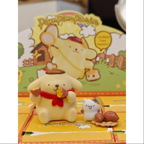 Pompompurin Childhood Four Seasons Series Whole Set Opened
