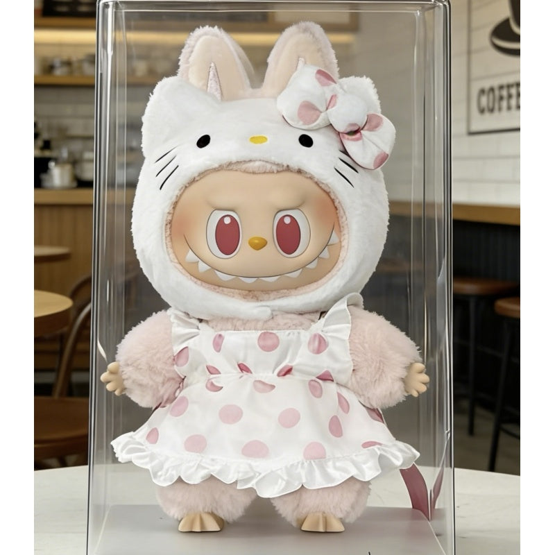 Labubu The Monsters Hello Kitty and Friends Vinyl Plush Pendant Blind Box Series: Hello Kitty (Confirmed Style)
