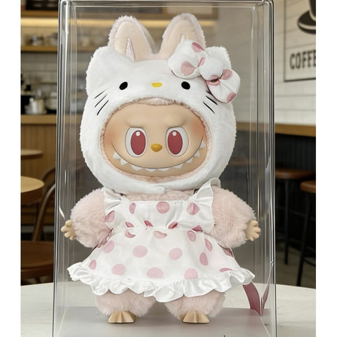 Labubu The Monsters Hello Kitty and Friends Vinyl Plush Pendant Blind Box Series: Hello Kitty (Confirmed Style)