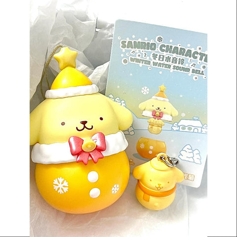 Pompompurin Sanrio Characters Winter Water Sound Bell Series Pompompurin