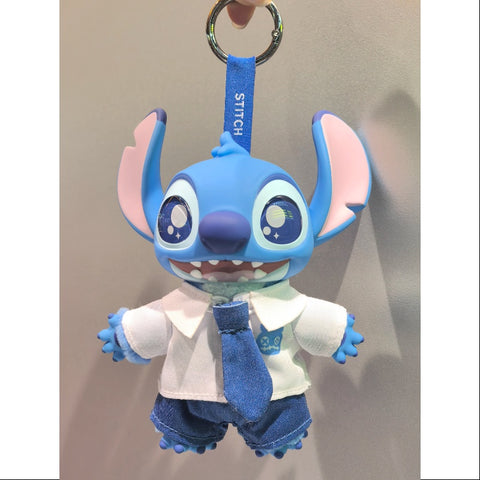Disney Stitch Dress Up Show Vinyl Plush Pendant Series Campus Style