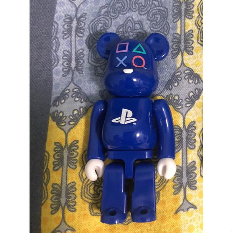 Bearbrick Series 48 Pattern PlayStation Blue 100%