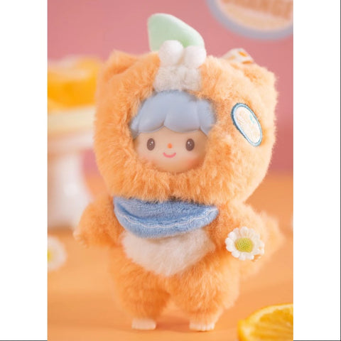 zZoton My little cat Fruit Party Series Thailand limited Vinyl Plush Doll Honey Orange Cat zZoton