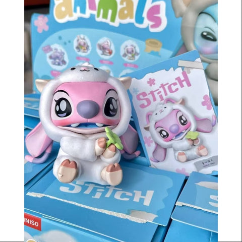 Disney Stitch Party Animals Series Whole Set Opened