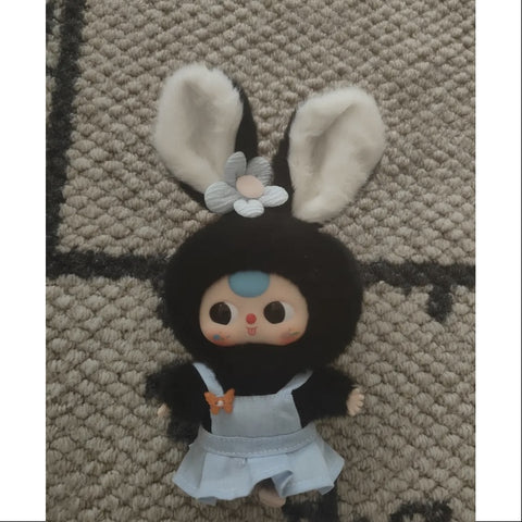 Baby Three Macaron Cute Bunny Plush Series Black bunny