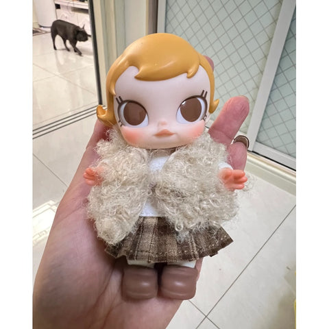 MOLLY Winter Fit Check Vinyl Plush Pendant Series Have a Hot Boba