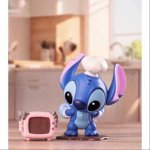 Disney Stitch on a Date Series Cooking Dinner