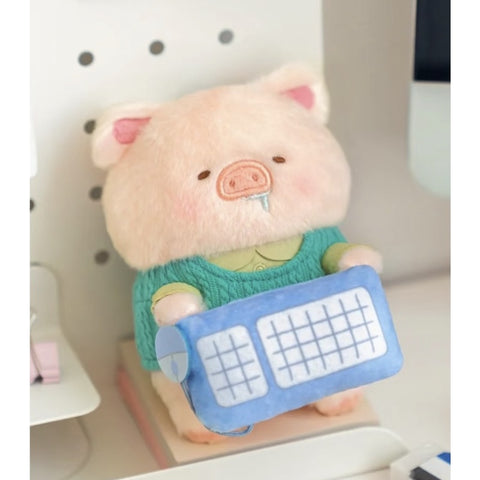 LuLu the Piggy My Workplace Partners Plush Keychain Blind Box Series: Super Tired Lu (Confirmed Style)