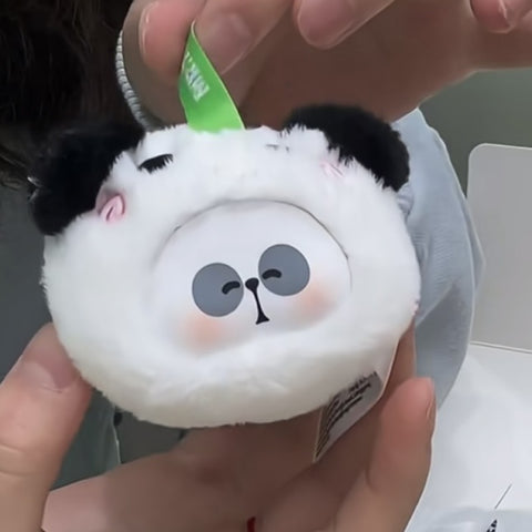 Mr.PA Critter Pals Plush Pendant Blind Box Series: Rolling Bamboo Panda (Confirmed Style)