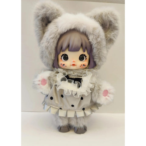 Nommi Forest Kingdom BJD Blind Box Series: Curly-Tail Kitty (Confirmed Style)