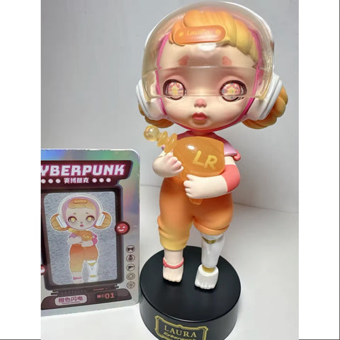 Laura Cyberpunk Space Capsule Series 1 Orange Lightning