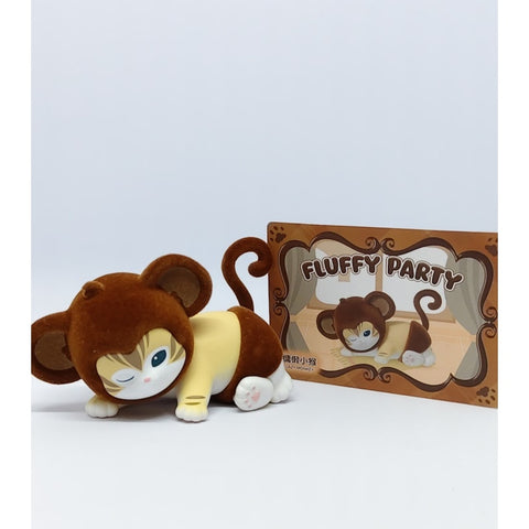 Mofusand Fluffy Party Blind Box Series: Lazy Monkey (Confirmed Style)