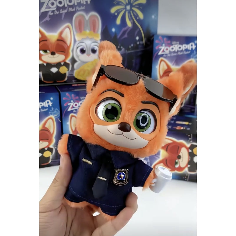 Nick Zootopia Ace Duo Plush Pendant Blind Box Series: Officer Nick (Confirmed Style)
