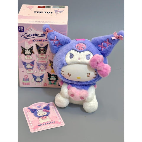 Hello Kitty Sanrio Characters Kuromi Party Plush Pendant Series Hello Kitty