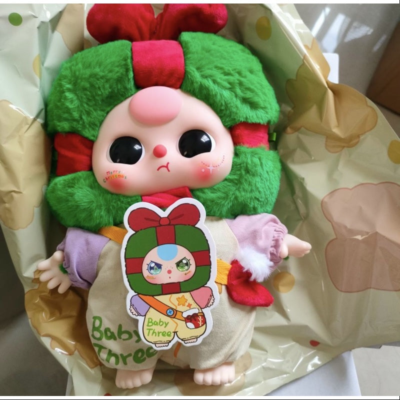 Baby Three 400% Merry Christmas Plush Doll Series Gift Baby