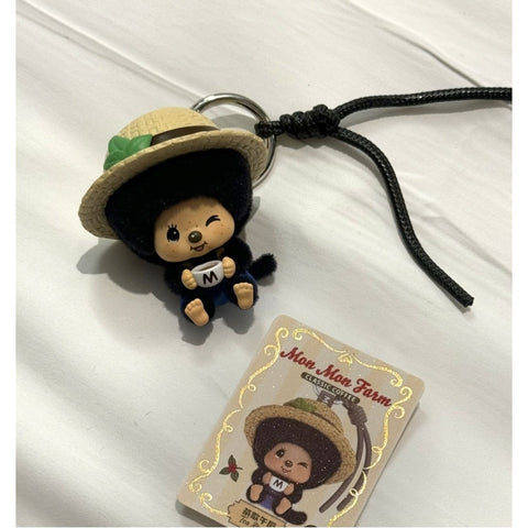 Monchhichi Mon Mon Farm Classic Coffee Plush Pendant Blind Box Series: Tea Break (Confirmed Style)