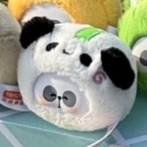 Mr.PA Critter Pals Plush Pendant Blind Box Series: Rolling Bamboo Panda (Confirmed Style)
