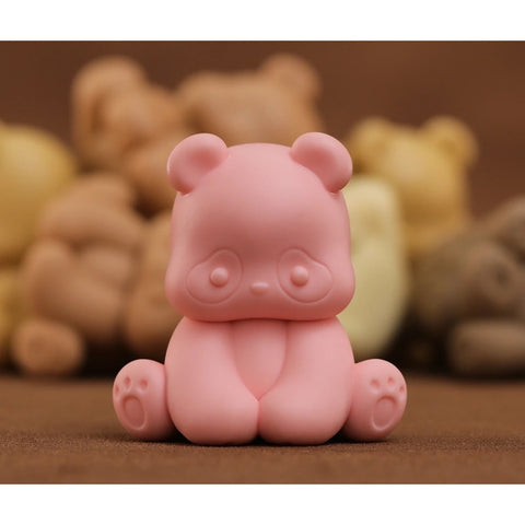 Panda Roll Sit Down Pandas Blind Bag Series: Cherry Pink (Confirmed Style)