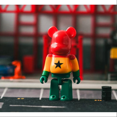 Bearbrick Series 41 FLAG GHANA AFRICA 100%