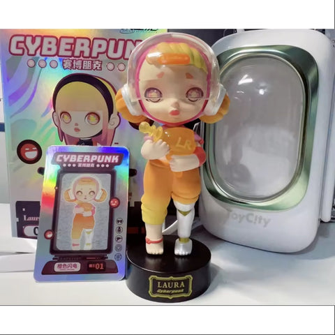 Laura Cyberpunk Space Capsule Series 1 Orange Lightning