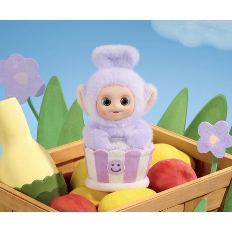 Teletubbies Afternoon Tea Diary Plush Doll Pendant Blind Box Series: Tinky Winky's Taro Cake (Confirmed Style)