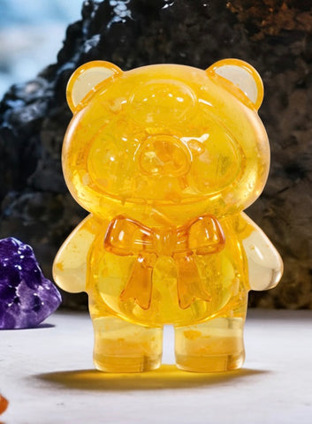 LuLu the Piggy Teddy Mini Ore Collection Blind Bag Series: Amber (R 1/20) (Confirmed Style)