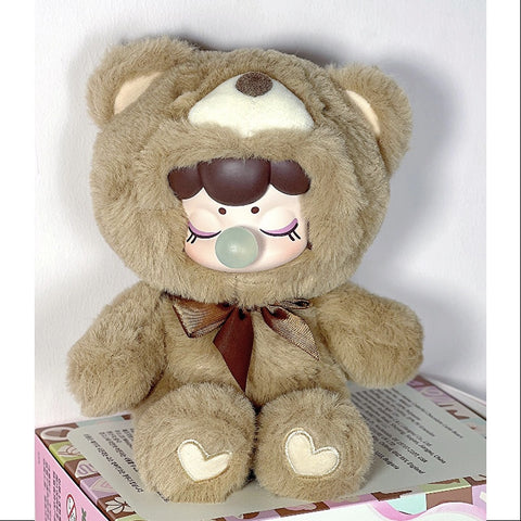 Nanci Colorful Chocolate Cutie Bears Series Vinyl Plush Caramel Coffee