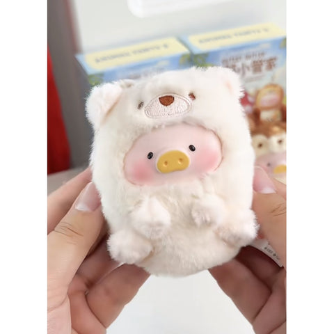 LuLu the Piggy Cutest Butler PVC Face Plush Keychain Blind Box Series: Hedgehog (Confirmed Style)