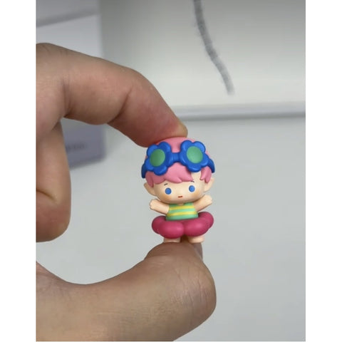 Hacipupu Pop Bean Island Vacation Blind Box Series: Pink Midsummer (Confirmed Style)