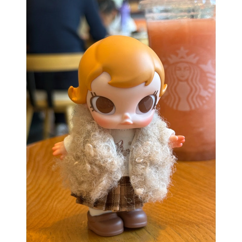 MOLLY Winter Fit Check Vinyl Plush Pendant Series Have a Hot Boba