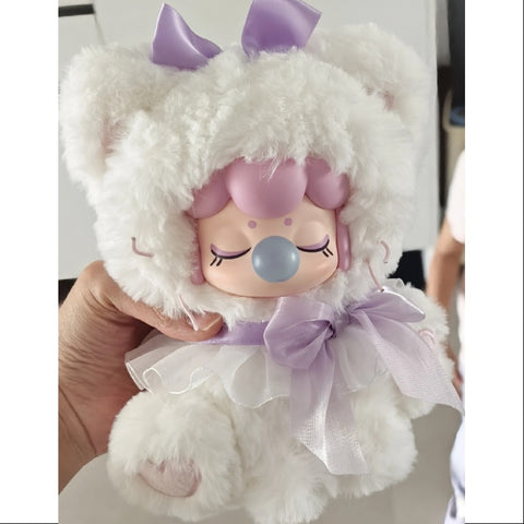 Nanci Tea Time Kitties Vinyl Plush Series White Angel