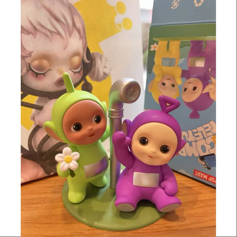 Teletubbies Companion Series Tinky Winky & Dipsy listening to the voice trumpet
