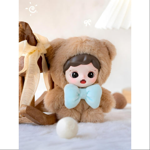 Baby Zoraa Fluffy Cabin Series Vinyl Plush Lulu Bear