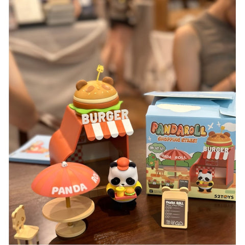 Panda Roll Shopping Street Blind Box Series: Burger Shop (Confirmed Style)