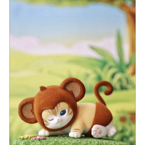 Mofusand Fluffy Party Blind Box Series: Lazy Monkey (Confirmed Style)