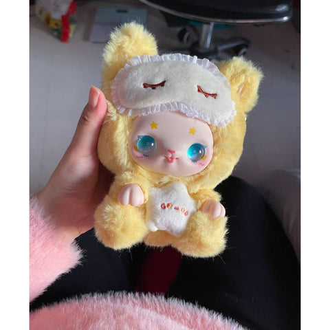 Kimmon Dream Creatures Plush Blind Box Series: Drowsy Meow (Confirmed Style)