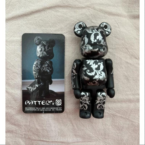 Bearbrick Series 31 PATTERN CHROME FLORAL 100%